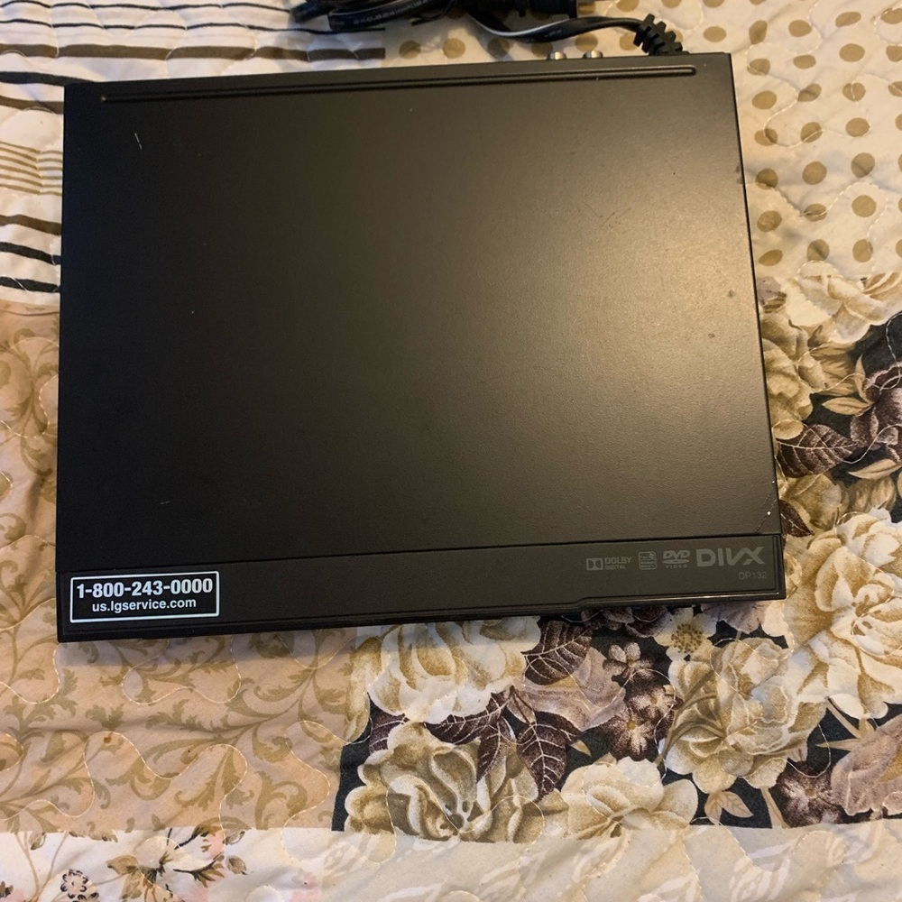 LG Black Blu-ray Disc Player with Sleek Design